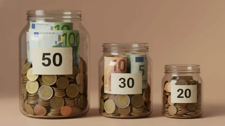 botes dinero organizar